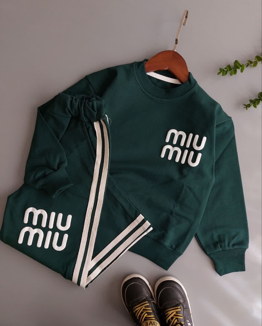 ست بلوز و شلوار پسرانه دورس دونخ لاکرا طرح miu miu